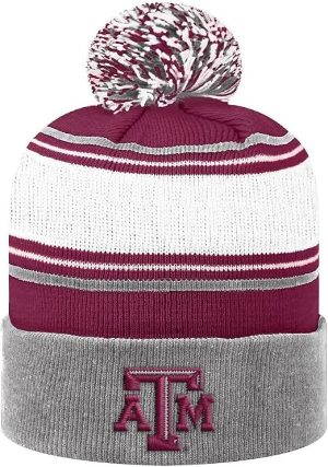 Texas A&M Winter Striped Beanie